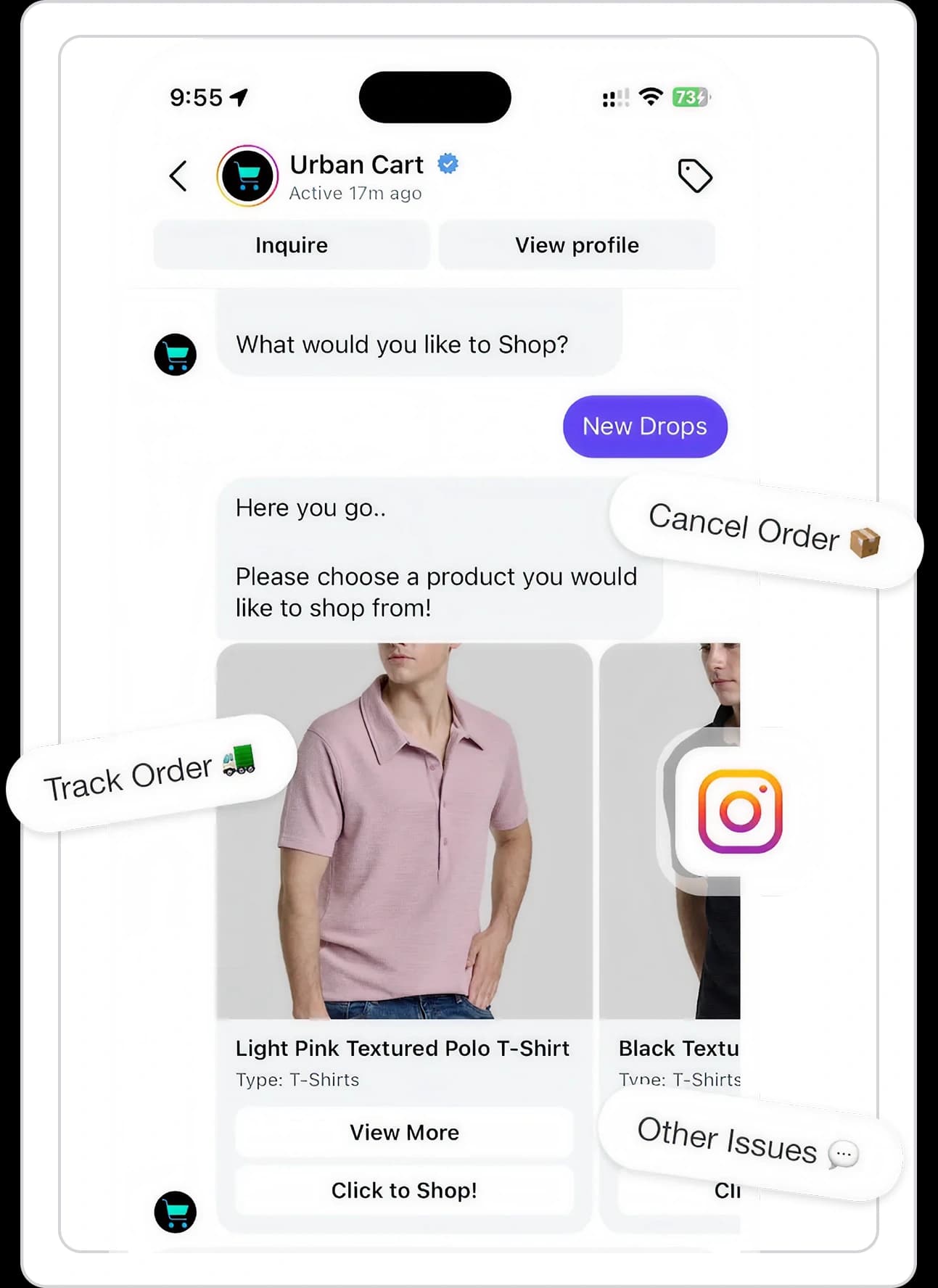 Card visual content