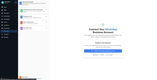 Connect WhatsApp Channel and Apply for Blue Tick