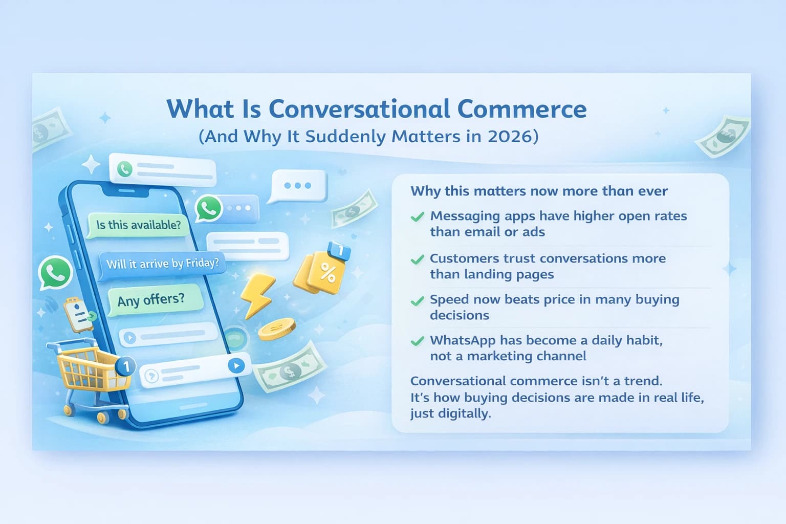 What is conversational commerce