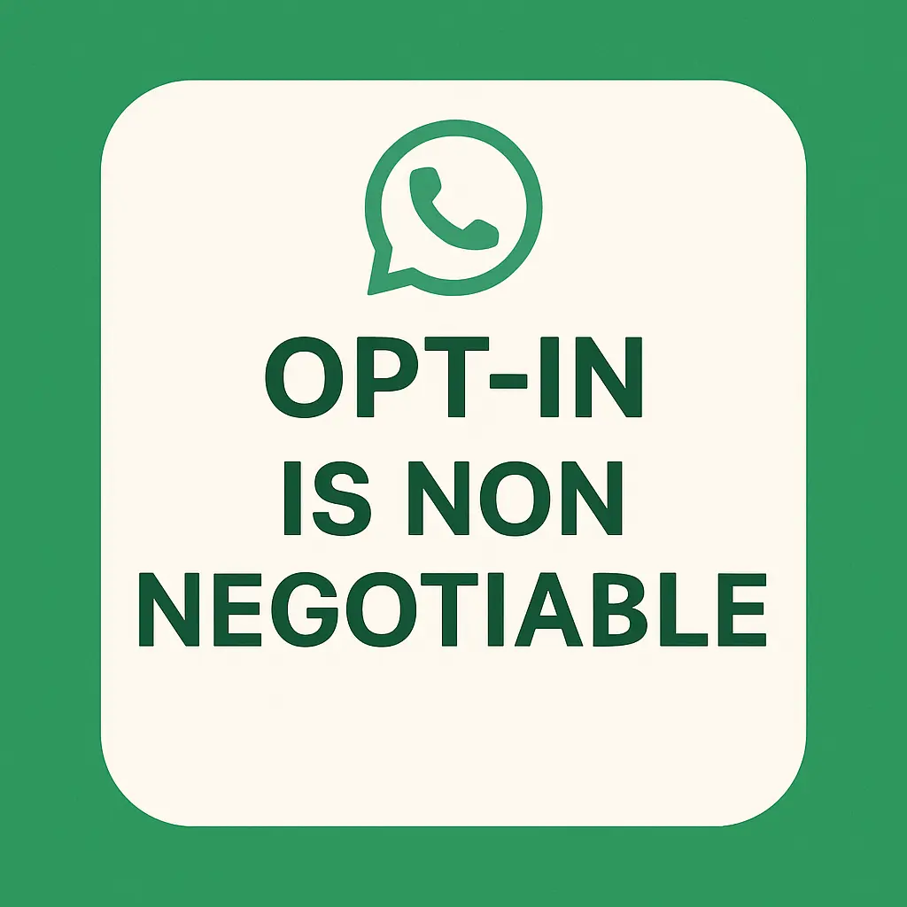 WhatsApp Opt- In Management
