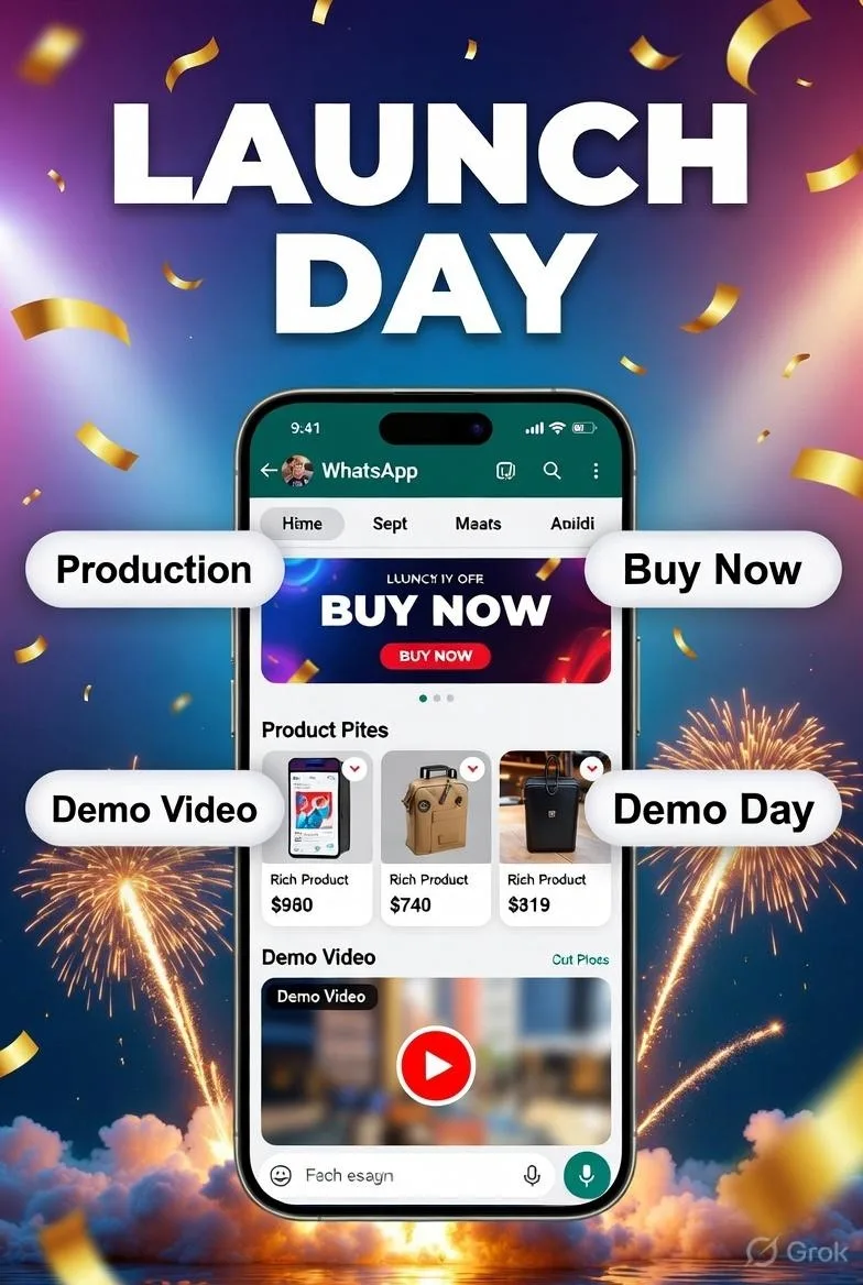 WhatsApp product launch campaigns