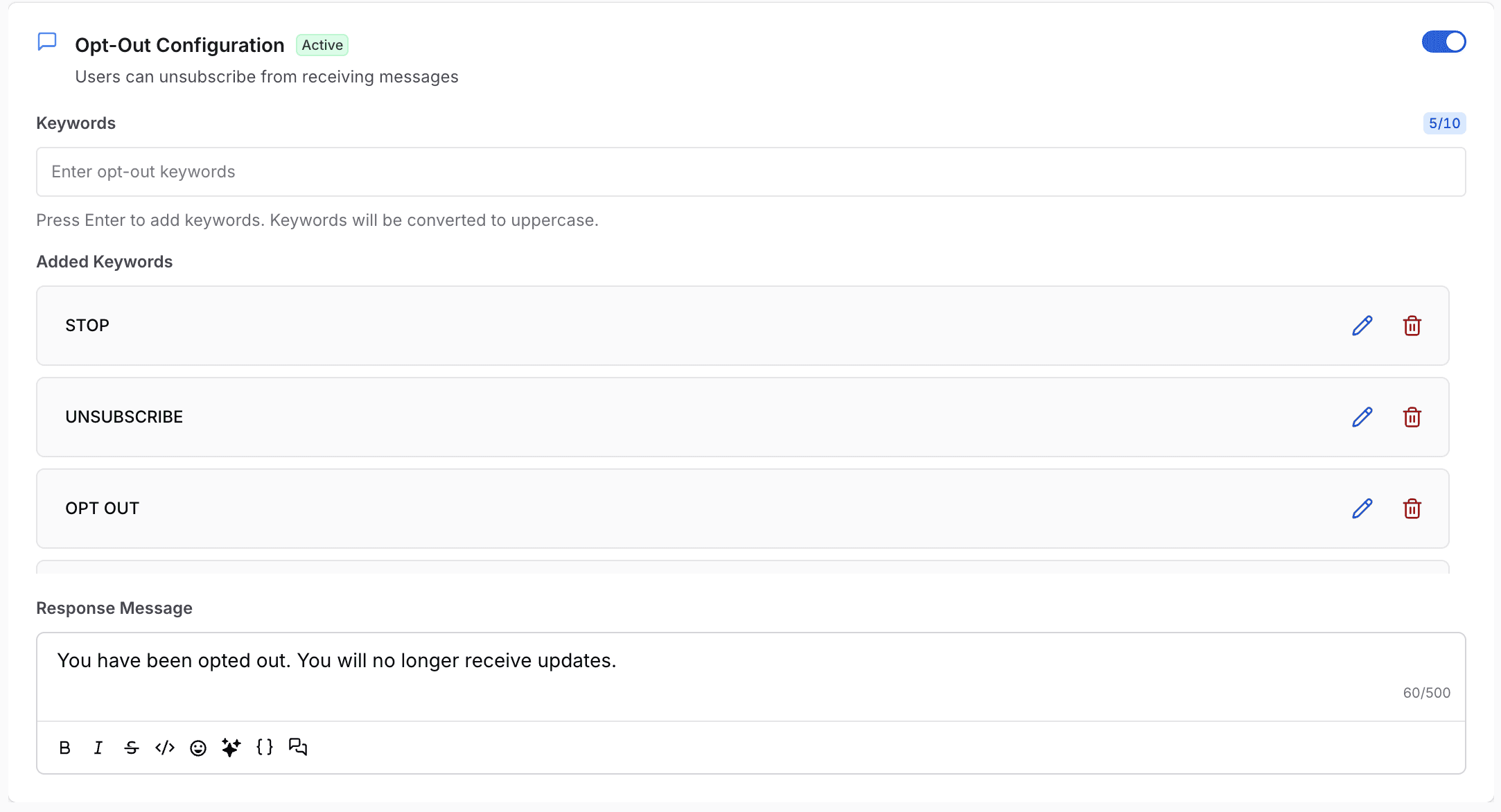 chat features