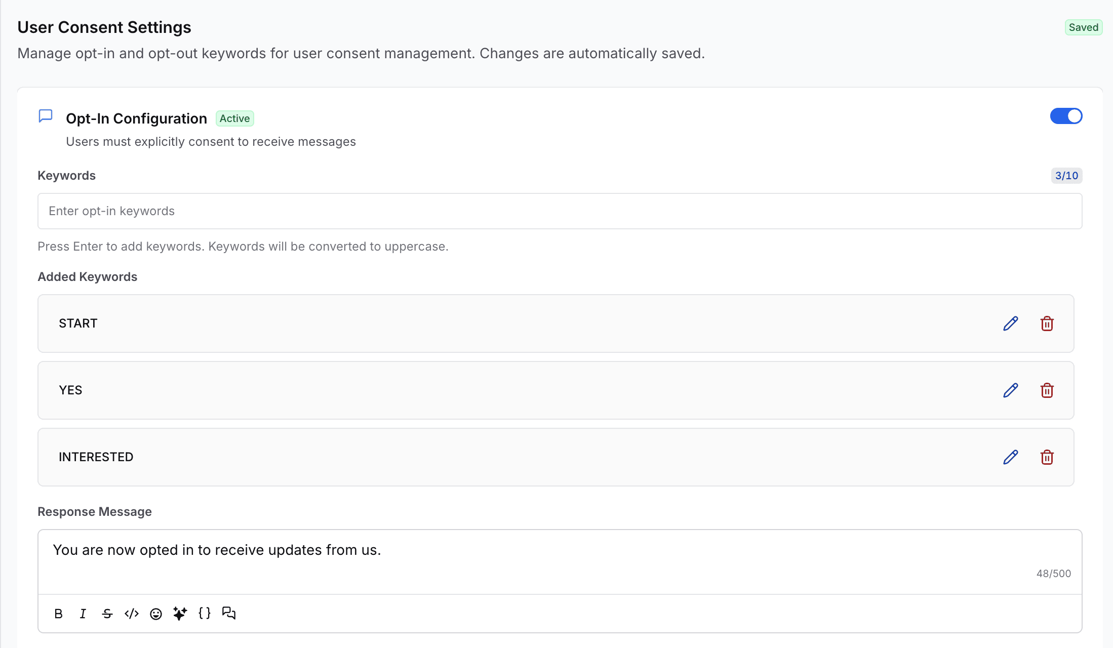 chat features
